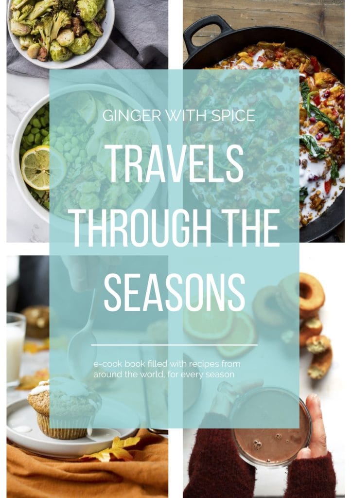 Travels Through The Seasons cover of e-cookbook