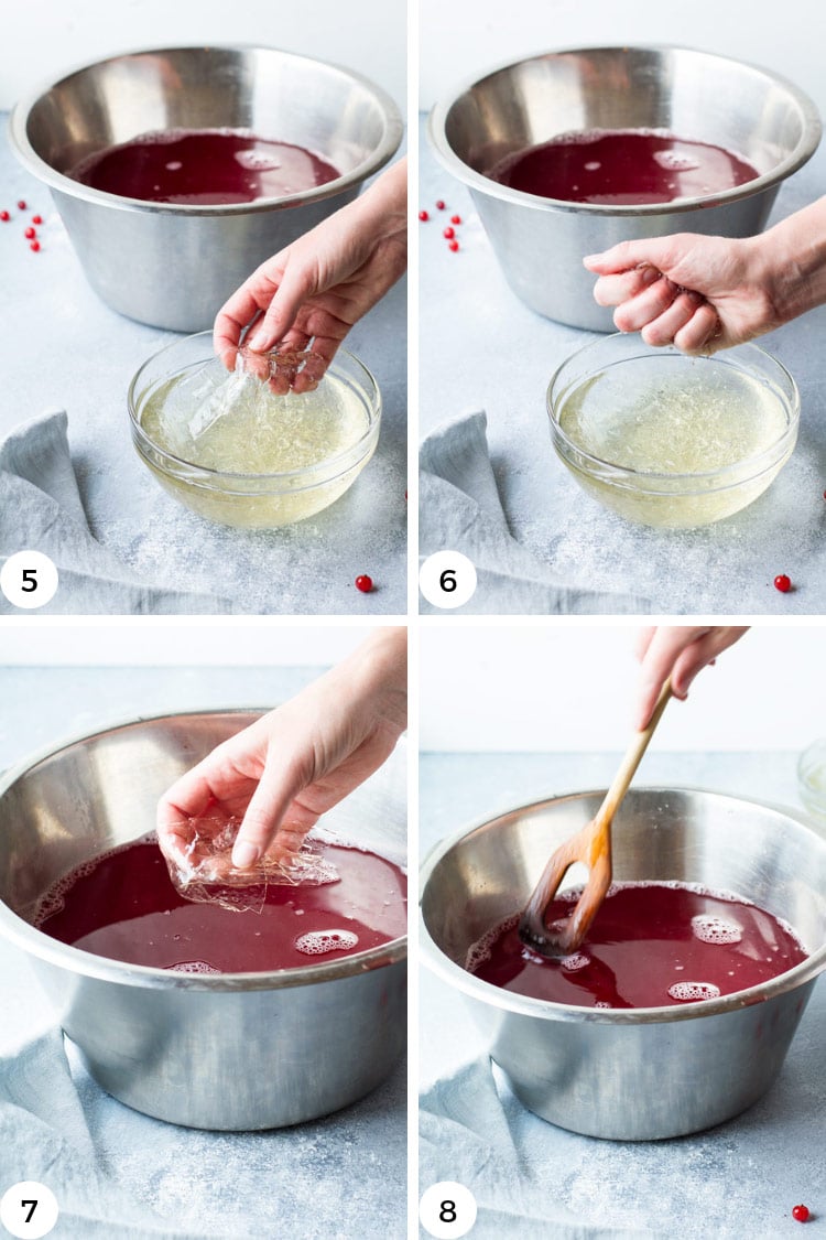 How to make this jello recipe, step by step.